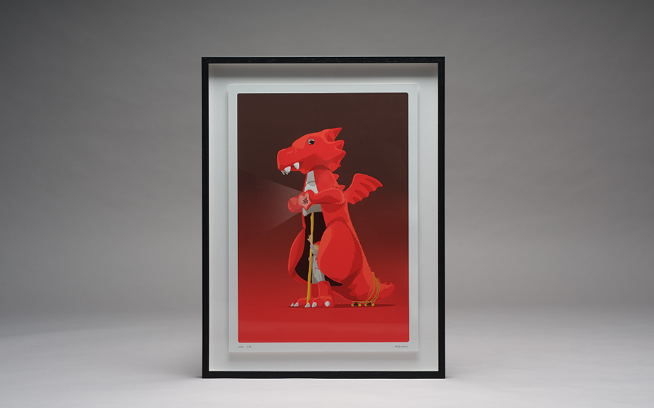 Lucky Dragon Silkscreen print